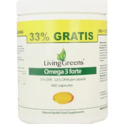 Livinggreens Omega 3 Forte Voordeelverpakki Ng (480 capsules)
