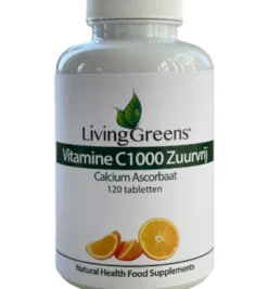 LivingGreens Vitamine C 1000 calcium ascorbaat (120 tabletten)