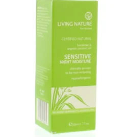 Living Nature Nachtcreme gevoelige huid (50 ml)