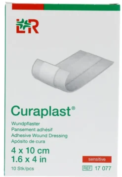 Lohmann & Rauscher Curaplast Pleister 4 X 10 Cm Sensitive (10 stuks)