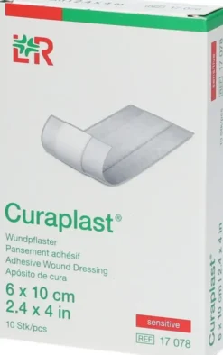 Lohmann & Rauscher Curaplast Pleister 6 X 10 Cm Sensitive (10 stuks)
