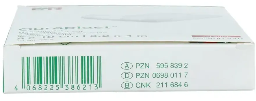 Lohmann & Rauscher Curaplast Wondpleisters Sensitive 8 X 10 Cm (10 stuks)