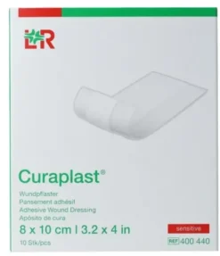 Lohmann & Rauscher Curaplast Wondpleisters Sensitive 8 X 10 Cm (10 stuks)