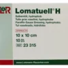 Lomatuell H gaasverband 10 cm x 10 cm (10 stuks)
