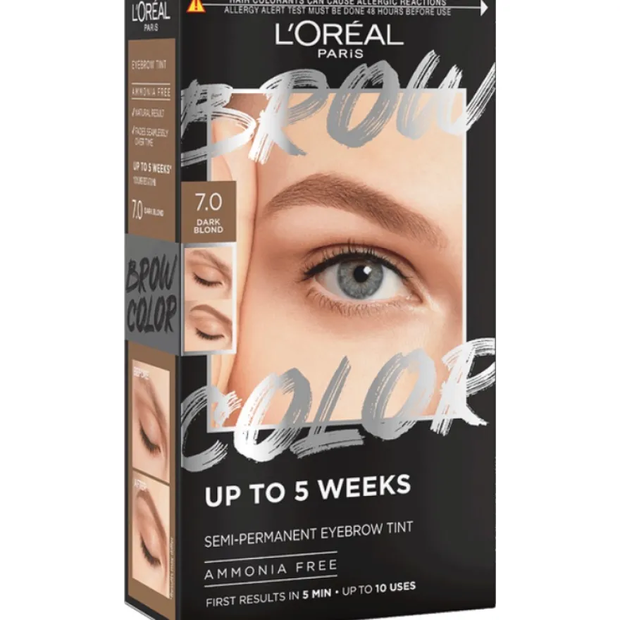 L’Oréal Eyebrow Brow Tint Kit 7.0 Dark Blonde (1 stuk)