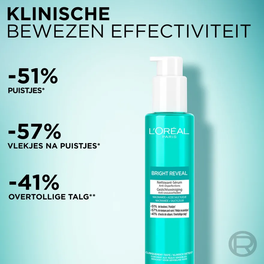 L’Oréal Paris Bright Reneal Gezichtsreiniger Schuimend Niacinamide (150 ml)
