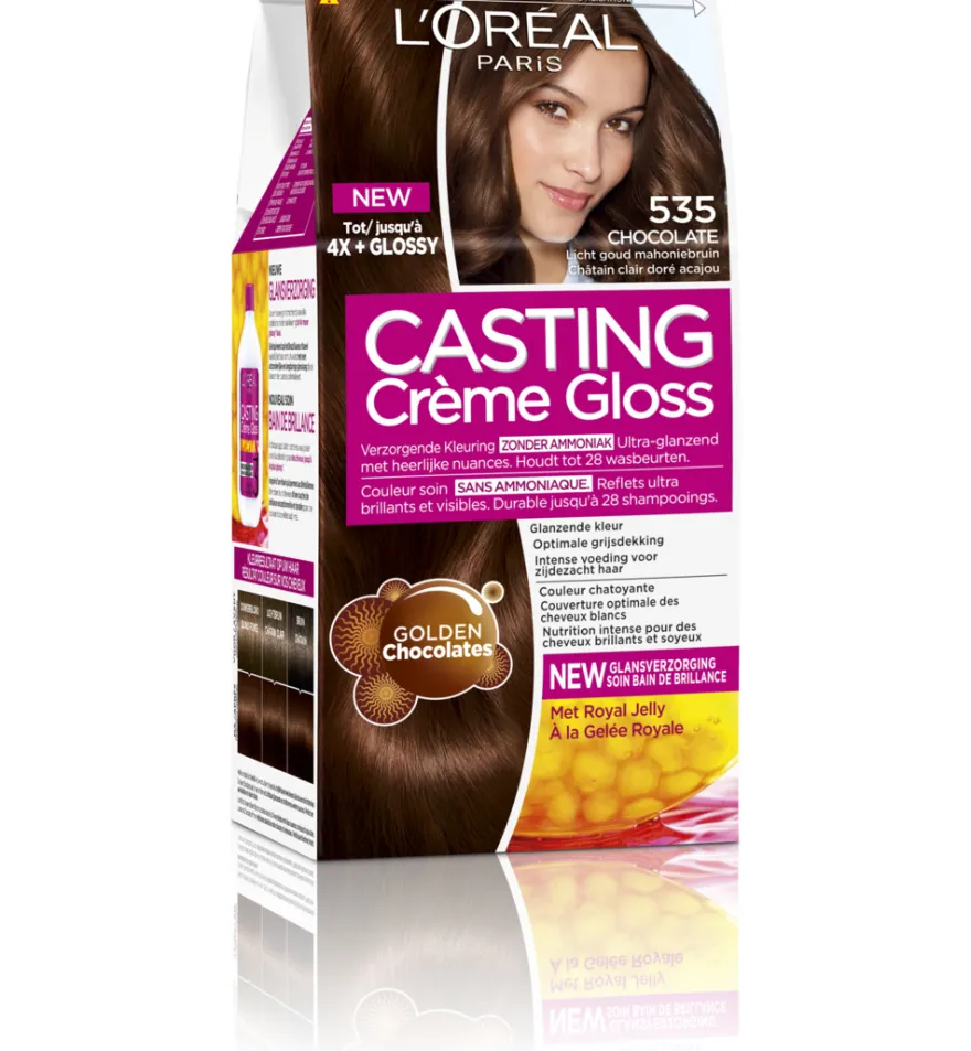 L’Oréal Paris Casting Creme Gloss 535 Chocolade (1 set)