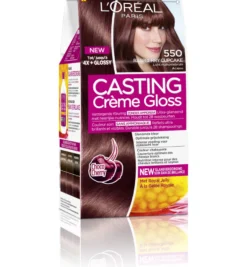 L’Oréal Paris Casting Creme Gloss 550 Licht Mahoniebruin (1 set)