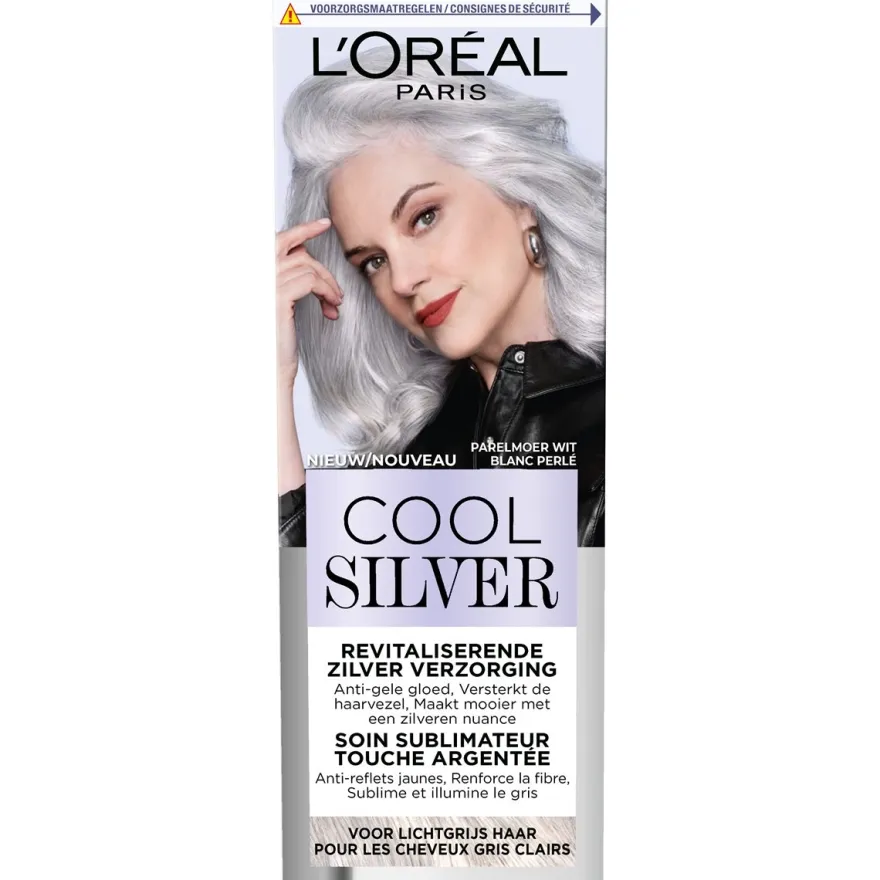 L’Oréal Paris Cool Silver Parelmoer Wit Revitaliserende Zilver Verzorging (1 stuk)