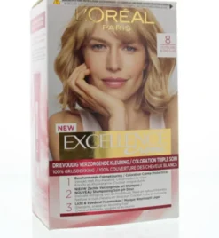 L’Oréal Paris Excellence Creme 8 Lichtblond (1 set)