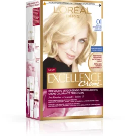 L’Oréal Paris Excellence Pure Blonde 01 Natuurlijk Blond (1 set)