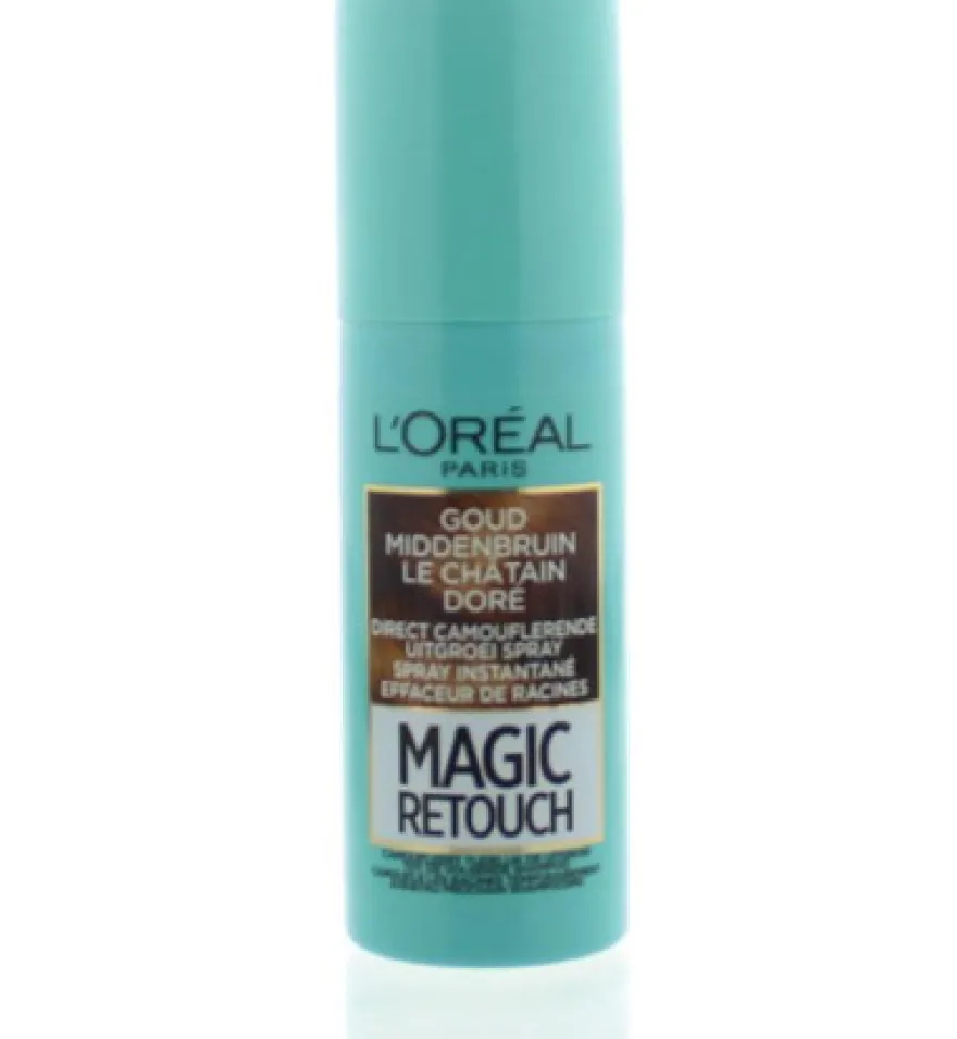 L’Oréal Paris Magic Retouch Nr. 10 Goud Middenbruin (75 ml)