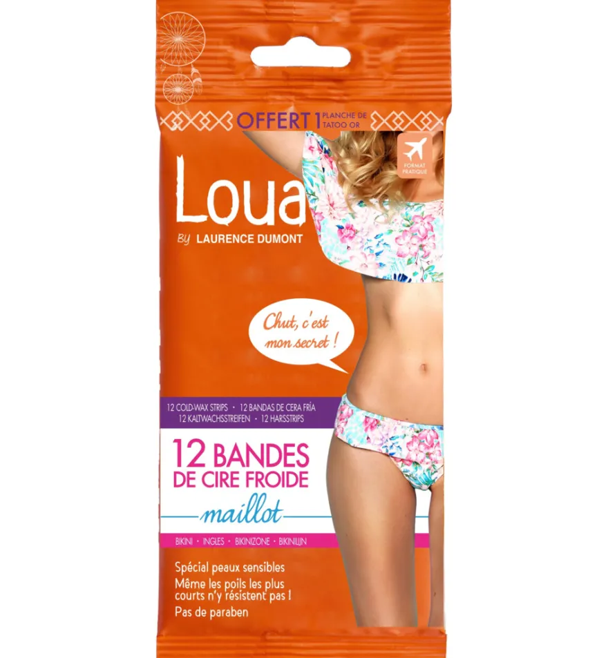 Loua Ontharingsstrips Bikinilijn (12 stuks)