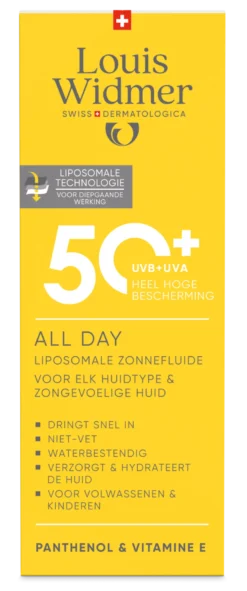 Louis Widmer All Day 50+ Licht Geparfumeerd (100 ml)