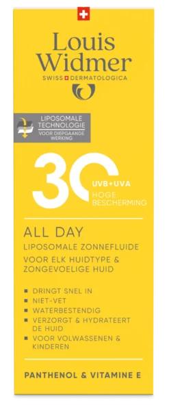 Louis Widmer All Day 30 Licht Geparfumeerd (100 ml)