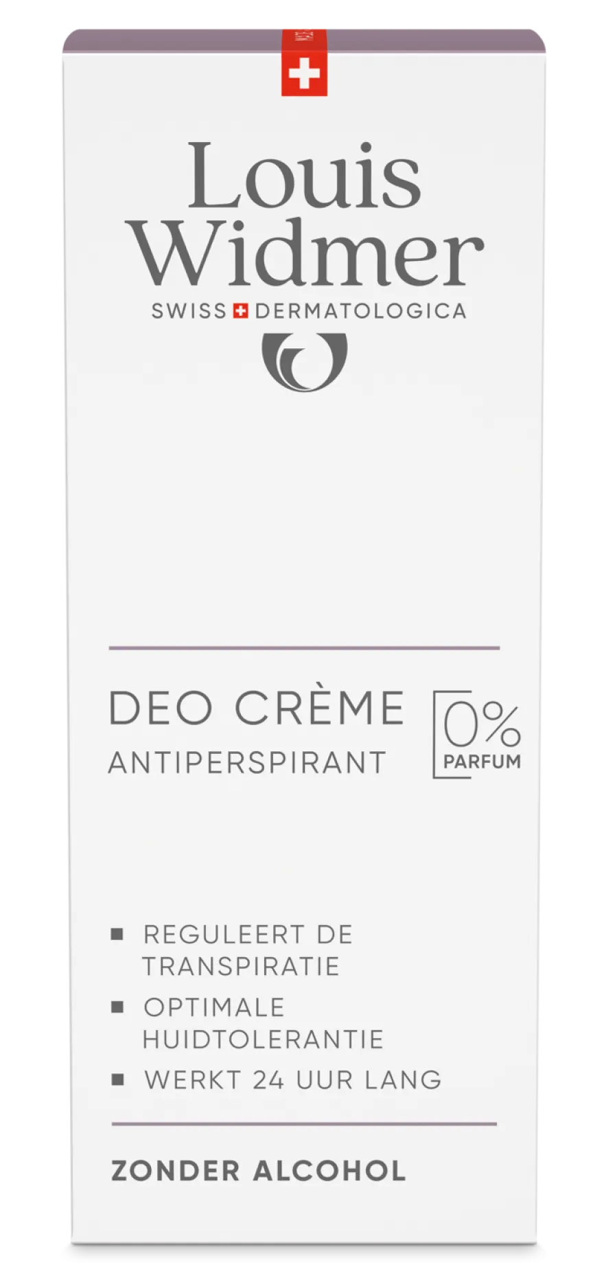 Louis Widmer Deo Crème Antiperspirant zonder Parfum (40 ml)