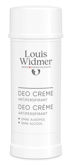 Louis Widmer Deo Crème Antiperspirant zonder Parfum (40 ml)