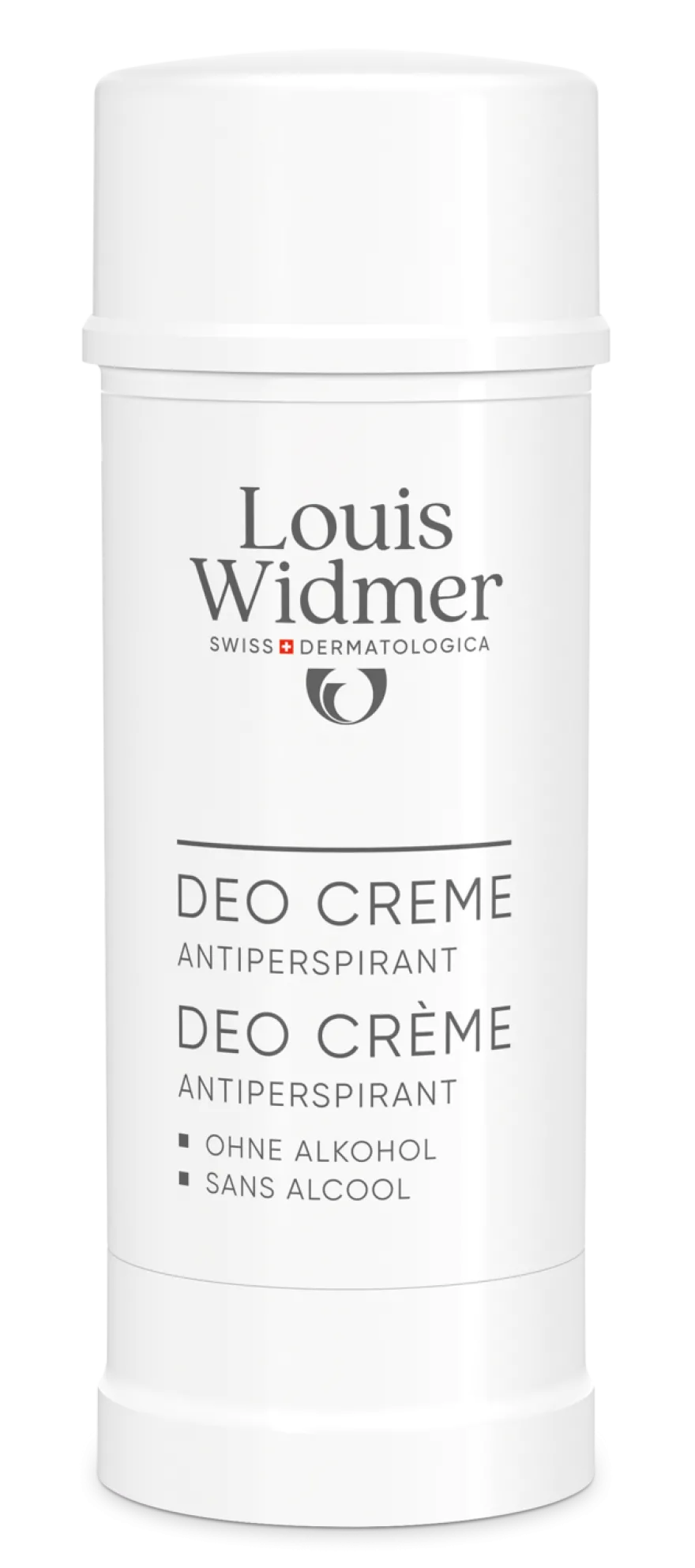 Louis Widmer Deo Crème Antiperspirant zonder Parfum (40 ml)