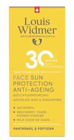 Louis Widmer Face Sun Protection Anti-ageing 30 Licht Geparfumeerd (50 ml)
