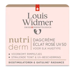 Louis Widmer Nutriderm Dagcrème Éclat Rosé Uv 50 Licht Geparfumeerd (50 ml)