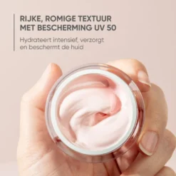 Louis Widmer Nutriderm Dagcrème Éclat Rosé Uv 50 zonder Parfum (50 ml)