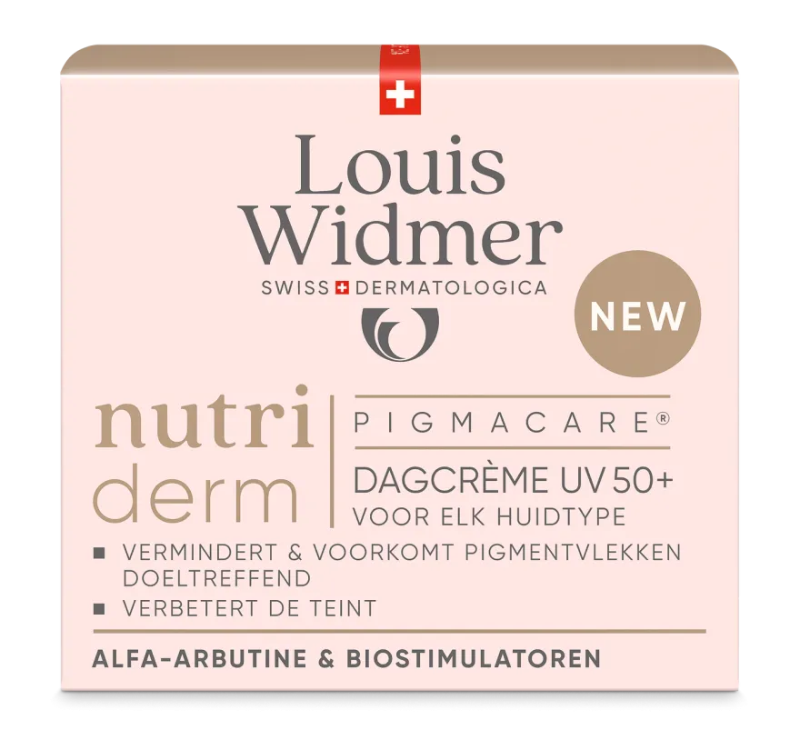 Louis Widmer Nutriderm Pigmacare® Dagcrème Uv 50+ Licht Geparfumeerd (50 ml)