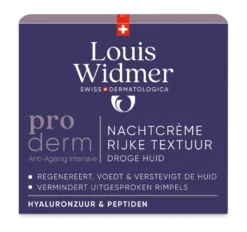 Louis Widmer Proderm Nachtcrème Rijke Textuur Licht Geparfumeerd (50 ml)