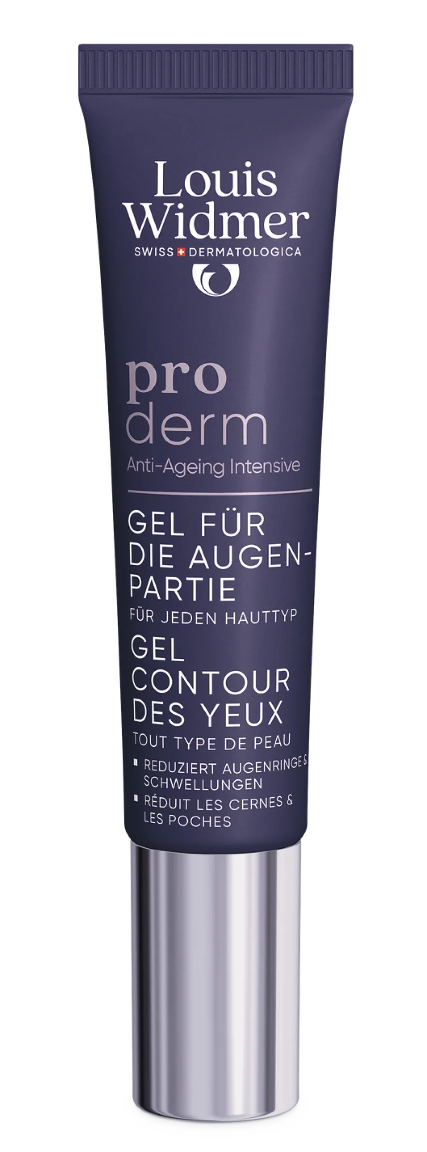 Louis Widmer Proderm Oogomtrekgel zonder Parfum (15 ml)
