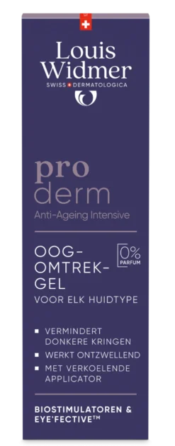 Louis Widmer Proderm Oogomtrekgel zonder Parfum (15 ml)