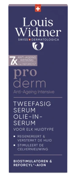 Louis Widmer Proderm Tweefasig Serum Olie-in-serum Licht Geparfumeerd (35 ml)
