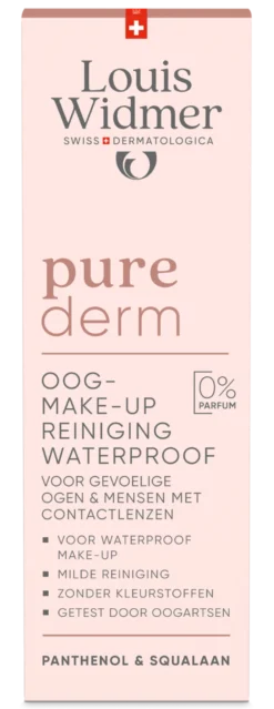 Louis Widmer Purederm Oogmake-up Reiniging Waterproof zonder Parfum (100 ml)