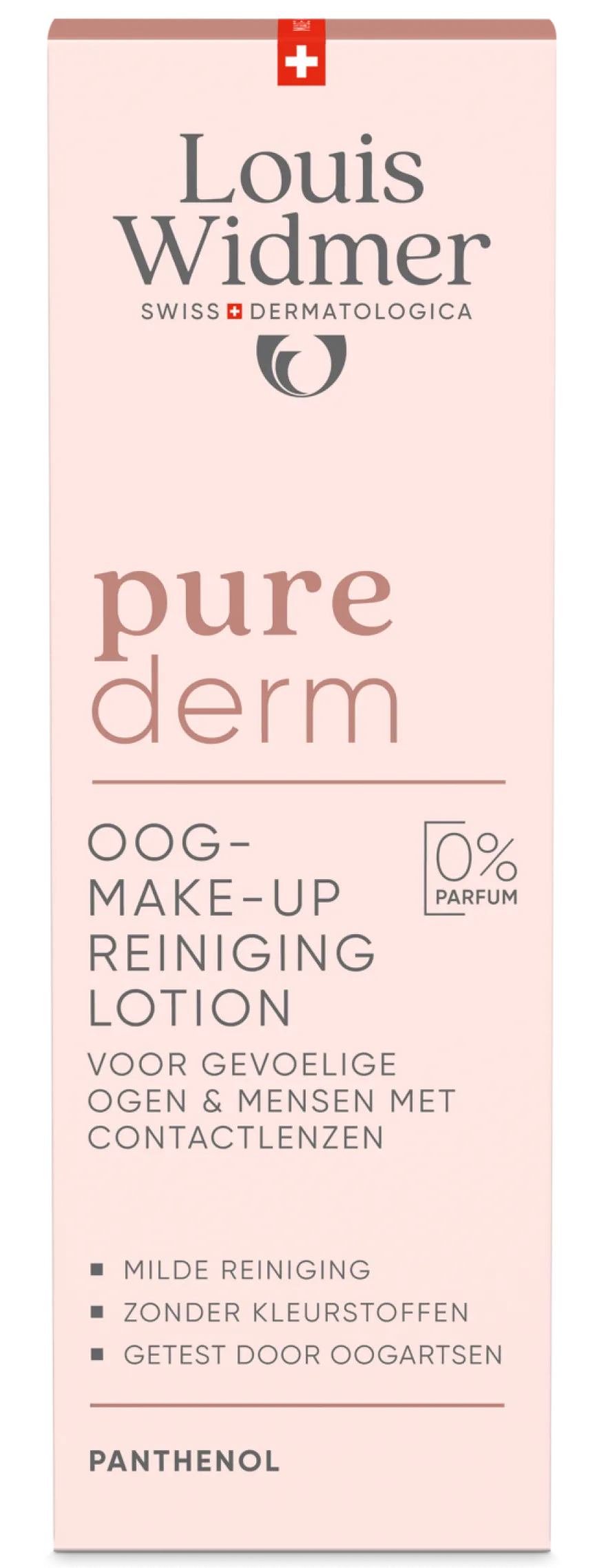 Louis Widmer Purederm Oogmake-up Reiniging Lotion zonder Parfum (100 ml)