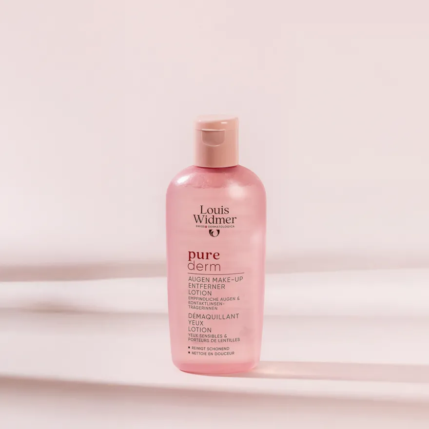 Louis Widmer Purederm Oogmake-up Reiniging Lotion zonder Parfum (100 ml)