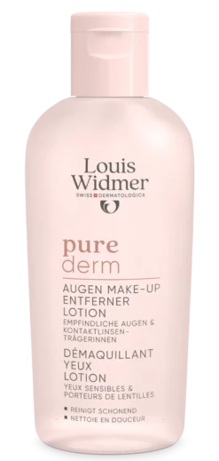 Louis Widmer Purederm Oogmake-up Reiniging Lotion zonder Parfum (100 ml)