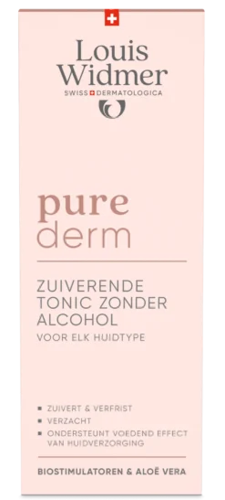 Louis Widmer Purederm Zuiverende Tonic zonder Alcohol Licht Geparfumeerd (200 ml)