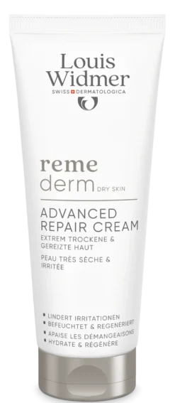Louis Widmer Remederm Advanced Repair Cream zonder Parfum (75 ml)