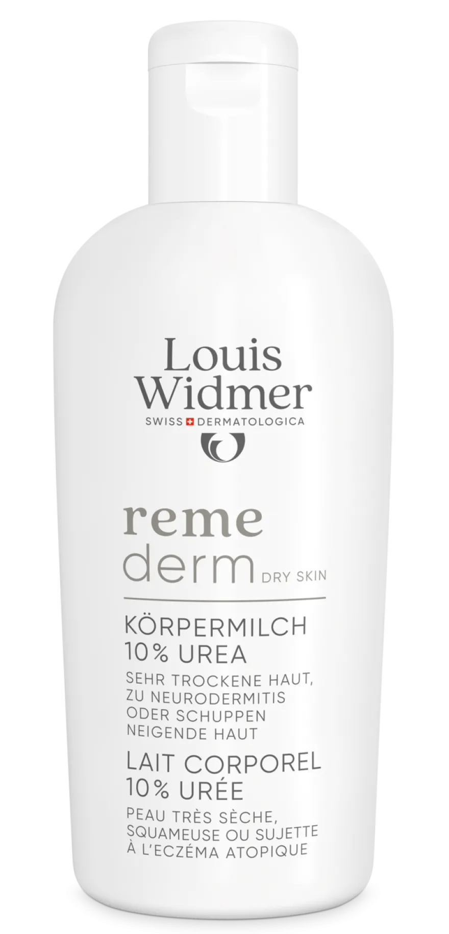 Louis Widmer Remederm Lichaamsmelk 10 % Ureum Licht Geparfumeerd (200 ml)