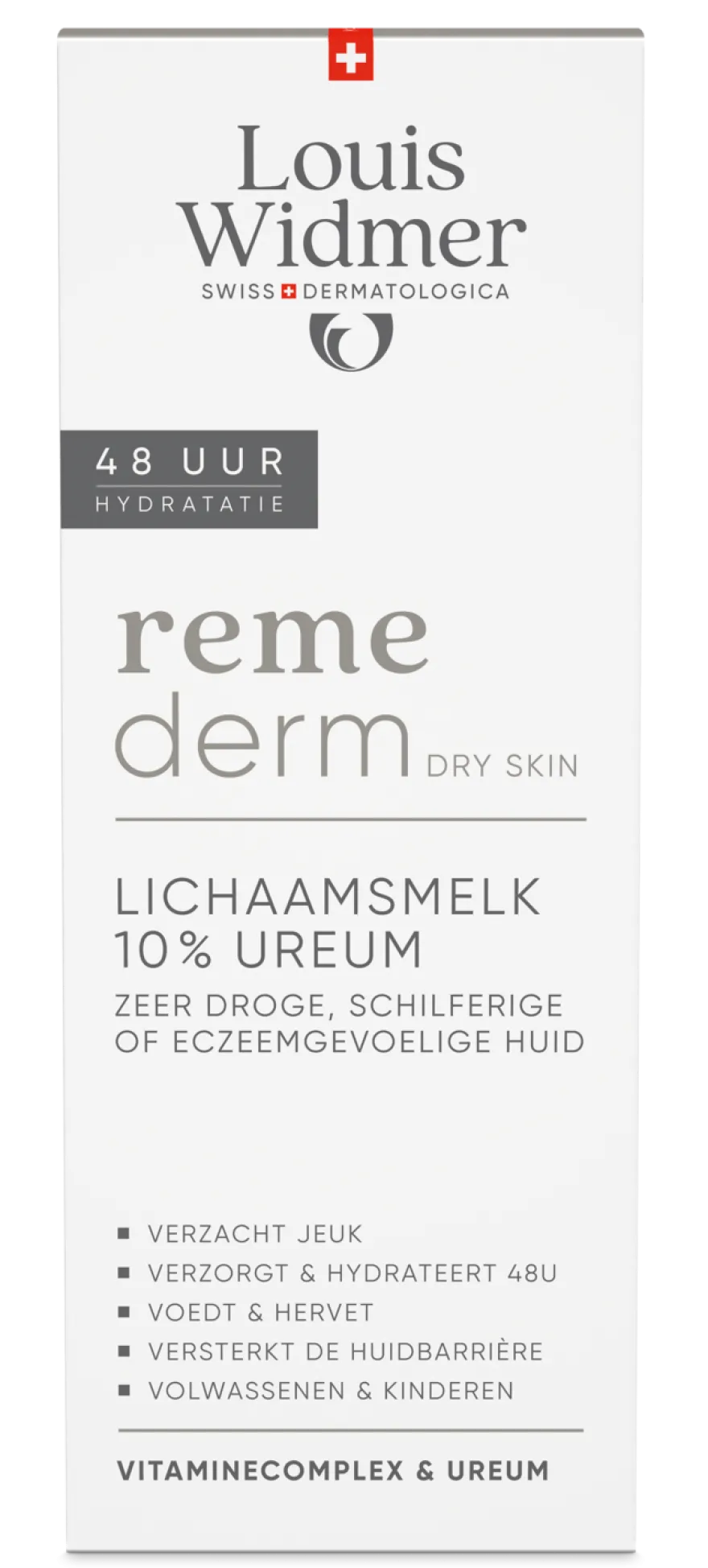 Louis Widmer Remederm Lichaamsmelk 10 % Ureum Licht Geparfumeerd (200 ml)