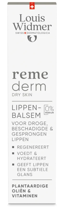 Louis Widmer Remederm Lippenbalsem zonder Parfum (15 ml)