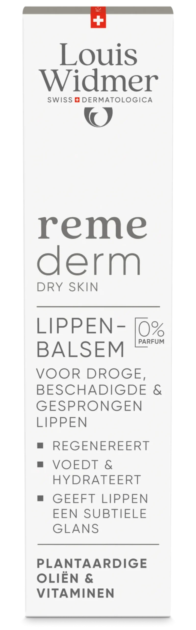 Louis Widmer Remederm Lippenbalsem zonder Parfum (15 ml)