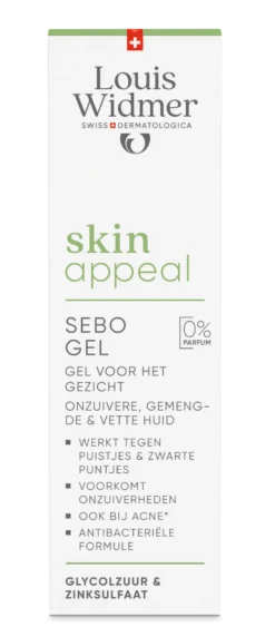 Louis Widmer Skinappeal Sebo Gel zonder Parfum (30 ml)