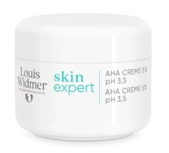 Louis Widmer Skinexpert Aha Crème 5 % Ph 3,5 zonder Parfum (50 ml)