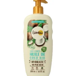 Lovea Bodylotion organic coconut oil for dry skin (250 ml)