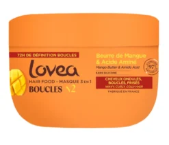 Lovea Curl Hair Food 3-in-1 Haarmasker Mango Extract & Amino Acid (390 ml)