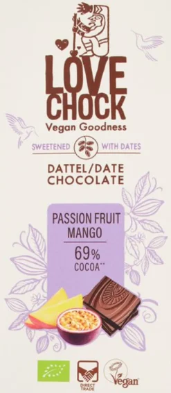 Lovechock Pure Chocolade Passiefruit (70 gr)