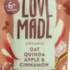 Lovemade Knijpzakje Haver Quinoa Appel Kaneel 6+ Mnd (100 gr)