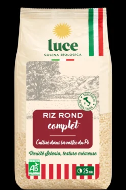 Luce Rijst rond Volkoren Italië Bio (500 gr)
