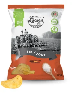 Lucien Chips Zout Bio (125 gr)