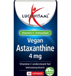 Lucovitaal Astaxanthine 4mg Vegan (30 capsules)