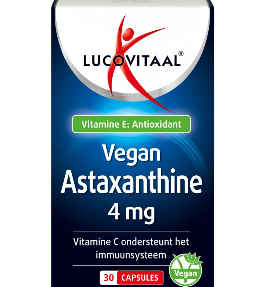 Lucovitaal Astaxanthine 4mg Vegan (30 capsules)